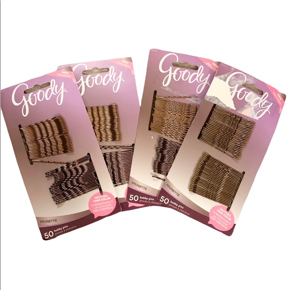 Goody Bobby Pins Colour Collection Brunette. New - Picture 5 of 5